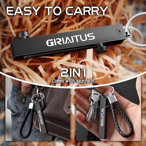 2-in-1 EDC Pocket Knife & Tweezers Multitool - Black