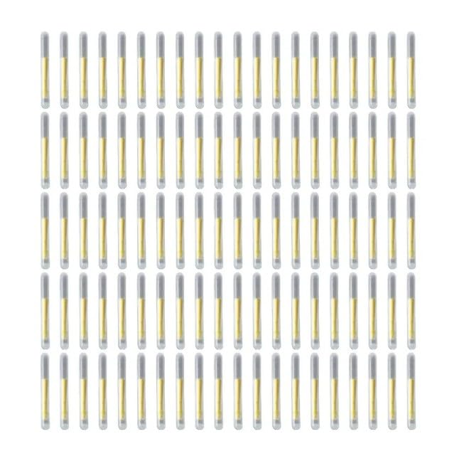 Fluorescent Fishing Float Light Sticks - 100 Pack, 3mm