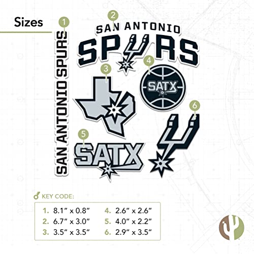San Antonio Spurs Vinyl Sticker Decal - Official Licensed Sports Fan Gear