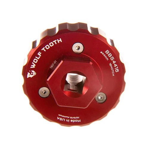 Wolf Tooth Components Bottom Bracket Tool Red, 16 Notch 44Mm