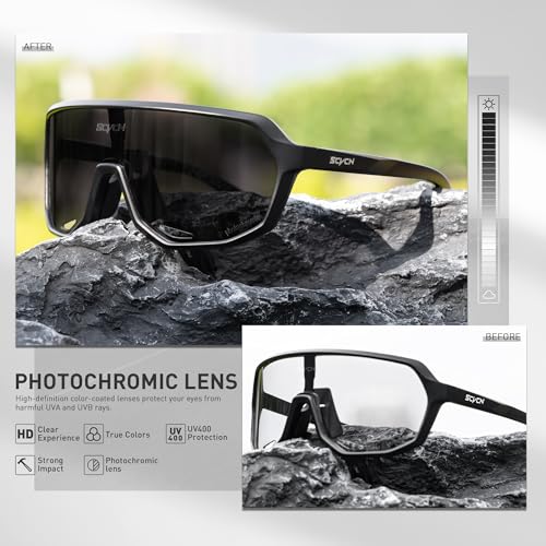 Photochromic Cycling Glasses with UV400 Protection - A501