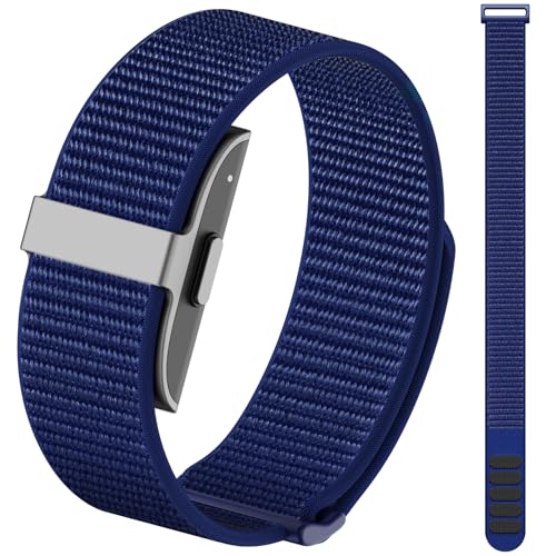 Hume Band Replacement Strap 1.0 - Nylon Loop Sport Wristband - Navy Blue