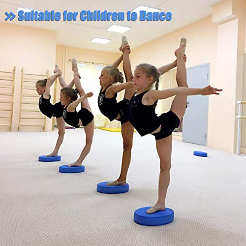 Foam Balance Pad - Non-Slip Stability Pad for Yoga & Fitness - Blue Oval