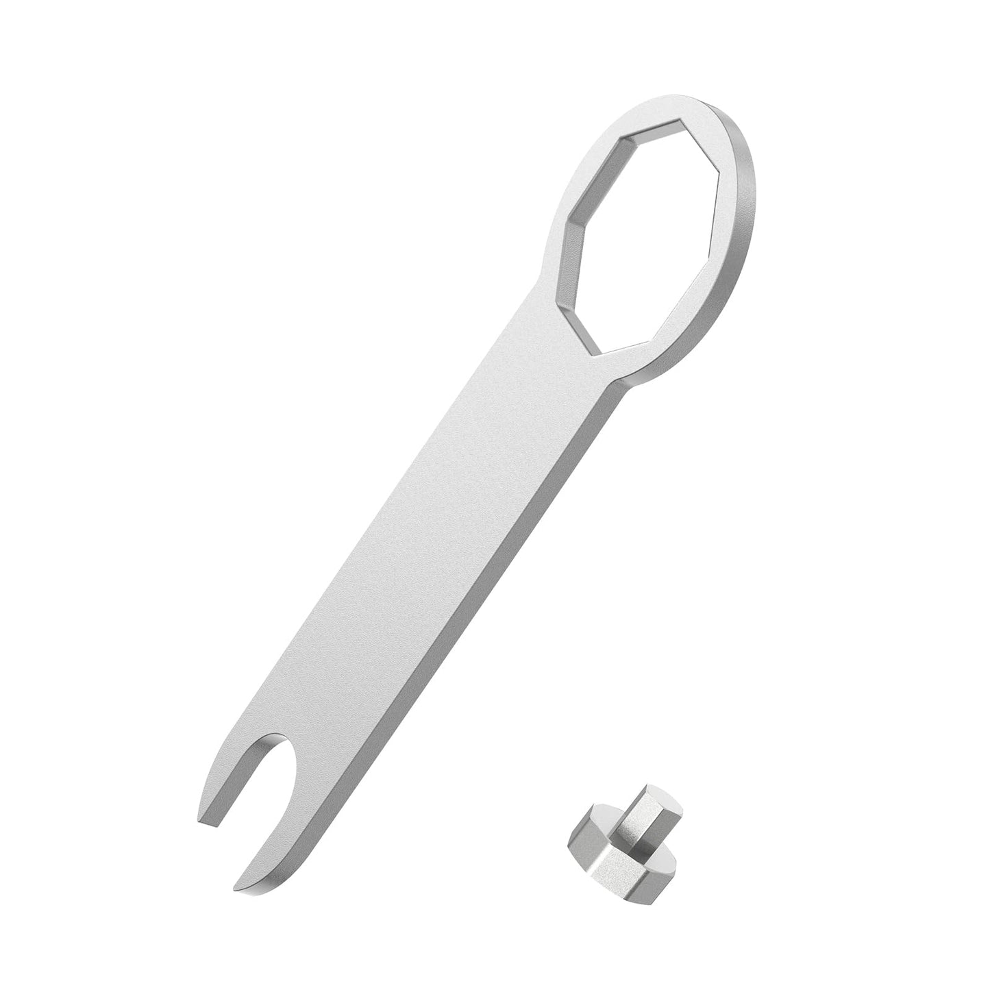 ISDOHS Dual Chamber Fork Cap Wrench Tool, Compatible with 2005-2025 Dirt Bike Front Suspension, Fits YZ250F / YZ450F / YZ250, 49mm Outer Cap & 35mm Inner Cap Removal Tool