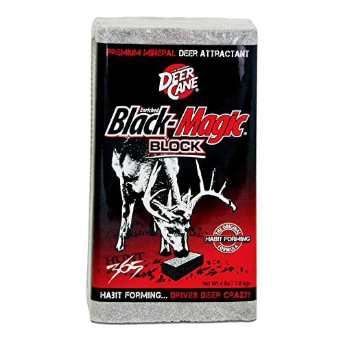 Deer Cane Black Magic Block - Mineral Deer Attractant with Molasses