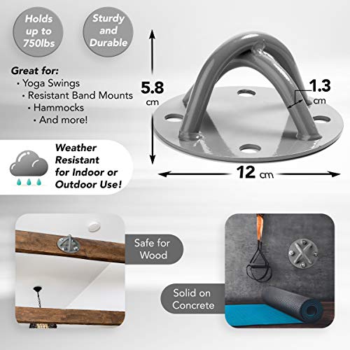 Heavy-Duty Ceiling Anchor Mount for Suspension Trainer Straps - X1