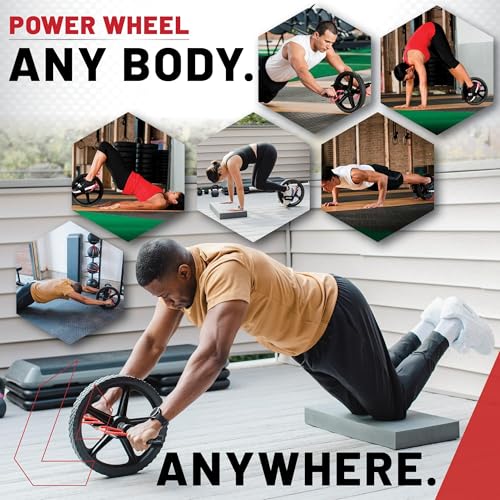 Power Wheel for Full Body Fitness - Strengthen Core & Abs - Standard Packaging