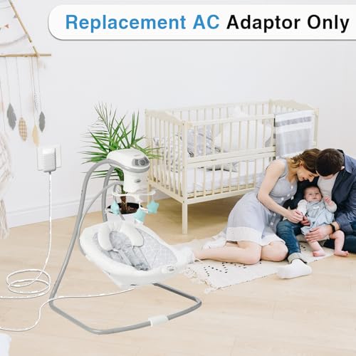 6ft Power Cord Replacement for Graco Baby Swing - 5V 2A Adapter