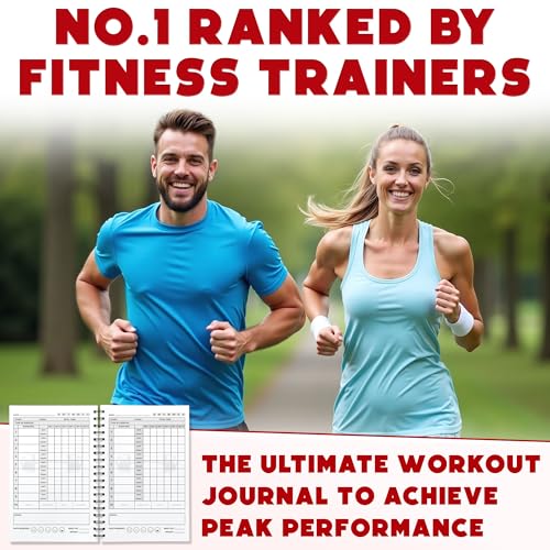 Fitness Planner Journal for Daily Workout Tracking - A5 Size