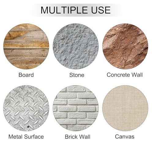 HARFINGTON 2pcs Paint Brushes 1.5" Flat Paint and Chip Brushes with Wooden Handle for DIY Paint Flat Art Furniture Fences Deck Wall Trim, Brown