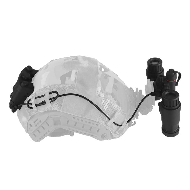 AN/PVS31 NVG Dummy Model,No Function Binocular Night Vision Goggle Model with Battery Case,for Tactical Hunting Cosplay