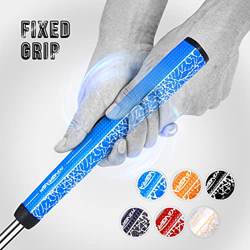 Blue Gun-Shaped Golf Putter Grip Non-Slip Control Comfortable KINGRASP