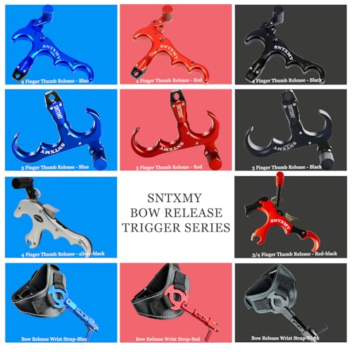 360° Rotatable Thumb Release for Compound Bows - Archery Release Aid