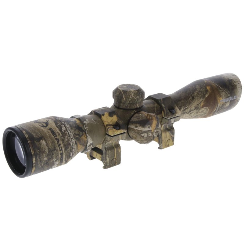 TRUGLO 4x32mm Compact Rimfire and Shotgun Scope Series, Diamond Reticle, Realtree Xtra