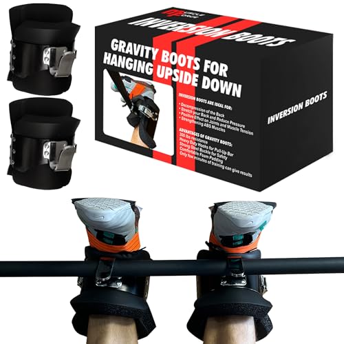 Inversion Boots with Safety Lock for Core Strength Training