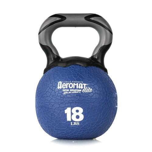 AEROMAT Elite Kettlebell Medicine Ball Blue 18 lbs
