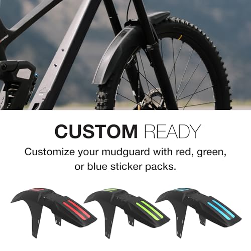 Zefal FM30 Front MTB Mudguard for 26-29 Inch Bikes, Lightweight & High Coverage