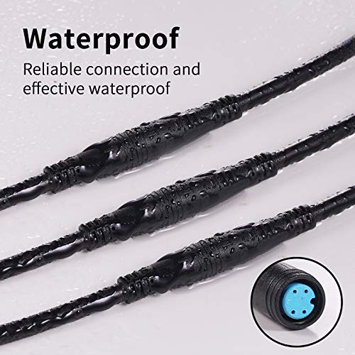 50cm 4-Pin Waterproof Extension Cable for Electric Bicycles