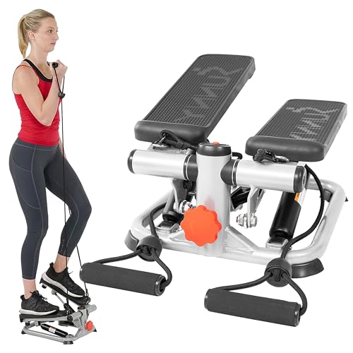 Mini Stepper with LCD Monitor & Adjustable Height - Grey