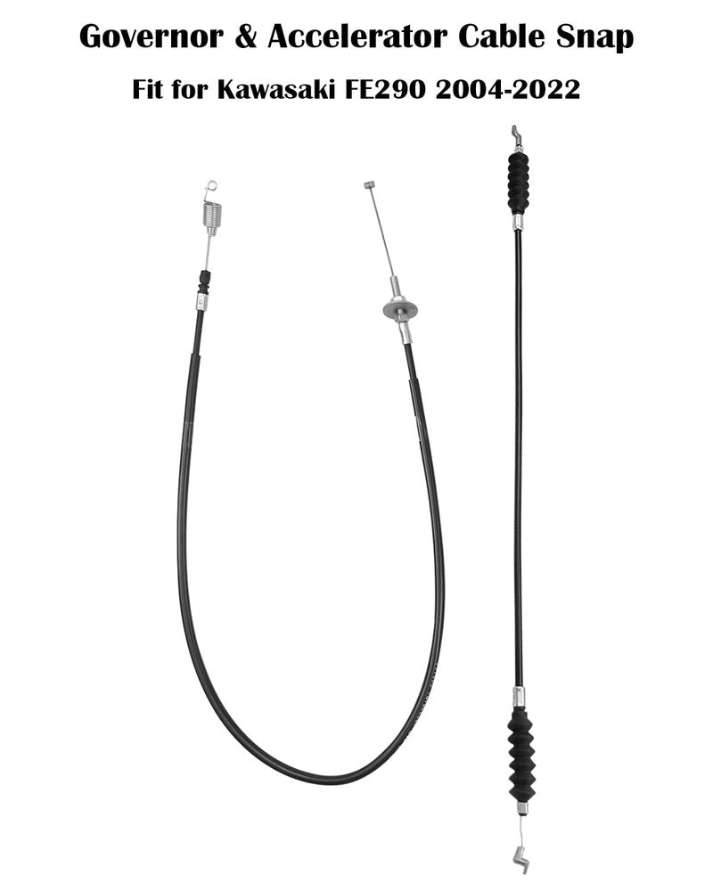 QLZOZB 102336101 Governor & Accelerator Cable Fits for Kawasaki FE290 Club Car DS Golf Cart 2004-2022 Replace 102336001