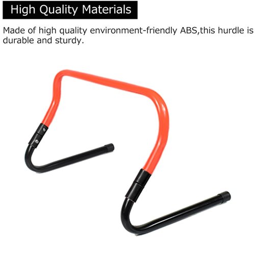 ASENVER Adjustable Height Hurdle Agility Training Hurdle Set of 5 Set of 10 (Set of 5)