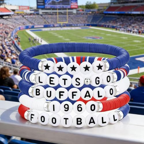 Buffalo Football Fans Bracelet - Gameday Cheerleader Decor