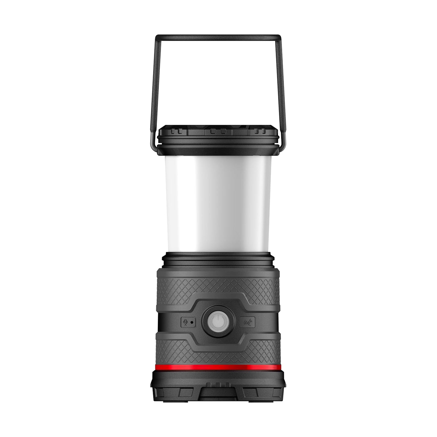 COAST EAL35R 1000 Lumen Voice-Controlled LED Emergency & Camping Area Lantern with Warm, Cool White, Day, Red & Red Flashing Mode, Power Bank Functionality - Black