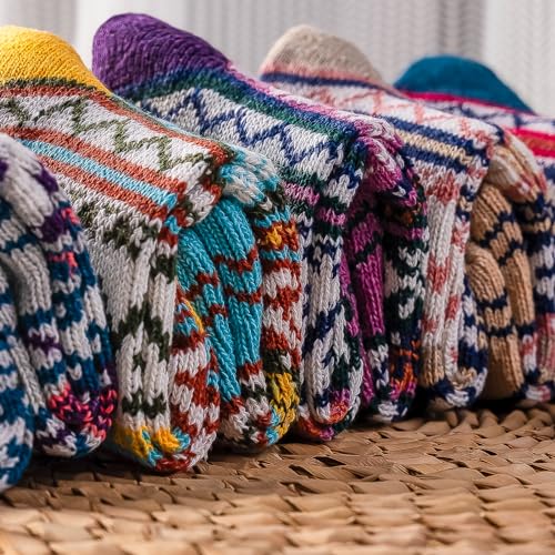 Warm Wool Socks - 5 Pairs Thick Winter Socks for Women