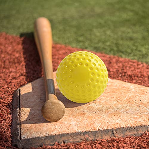 Furtrop 12 Pcs 12-Inch Dimpled Softballs for Pitching Machines – Indoor/Outdoor