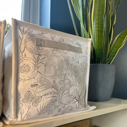 GSS Designs Flower Stencils for Painting on Wood Canvas Paper Fabric Floor Wall Floral Stencils12x12Inch Reusable DIY Art Craft Stencils for Painting Flowers and Leaves