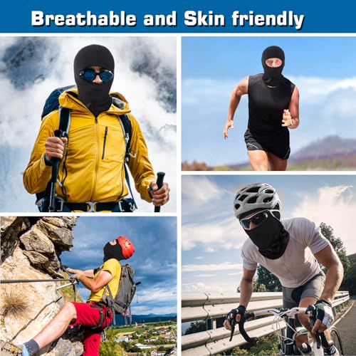 Balaclava Ski Mask for Winter Sports - Black, 1 Pack