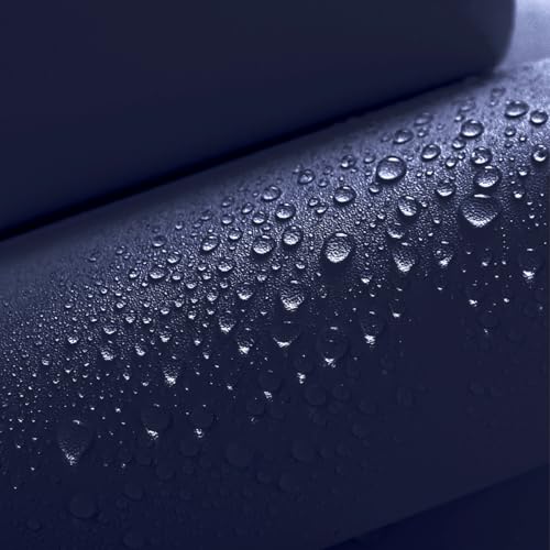 Wudnaye Blue Contact Paper Dark Blue Peel and Stick Wallpaper 15.7in¡¿118in Pure Blue Wallpaper Self Adhesive Contact Paper Waterproof Wallpapers Removable for Desk Wallcovering Furniture Countertop