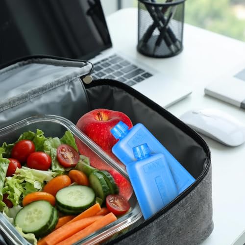 Reusable Ice Packs for Coolers - 4 Pack Freezer Blocks