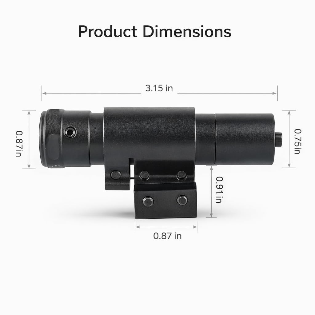 Red Laser Sight Beam Dot Sight Scope Tactical Picatinny Sight Scope
