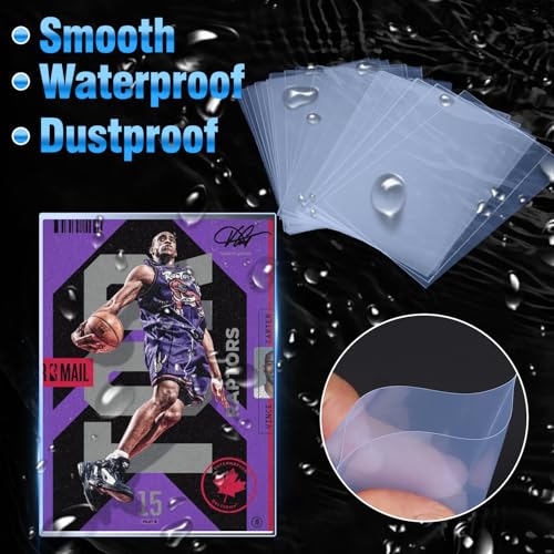 300ct Trading Card Penny Sleeves - Clear Protective Soft Card Sleeves