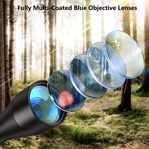 3-9x40 Crosshair Scope with Mounts - R4 Reticle Optics