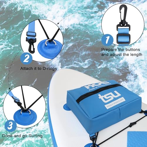 KOETSU Blue Insulated Paddle Board Cooler Bag with Adjustable Straps