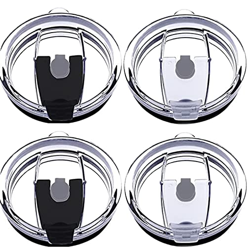20oz Spillproof Tumbler Lids - 4 Pack, Leakproof & Durable
