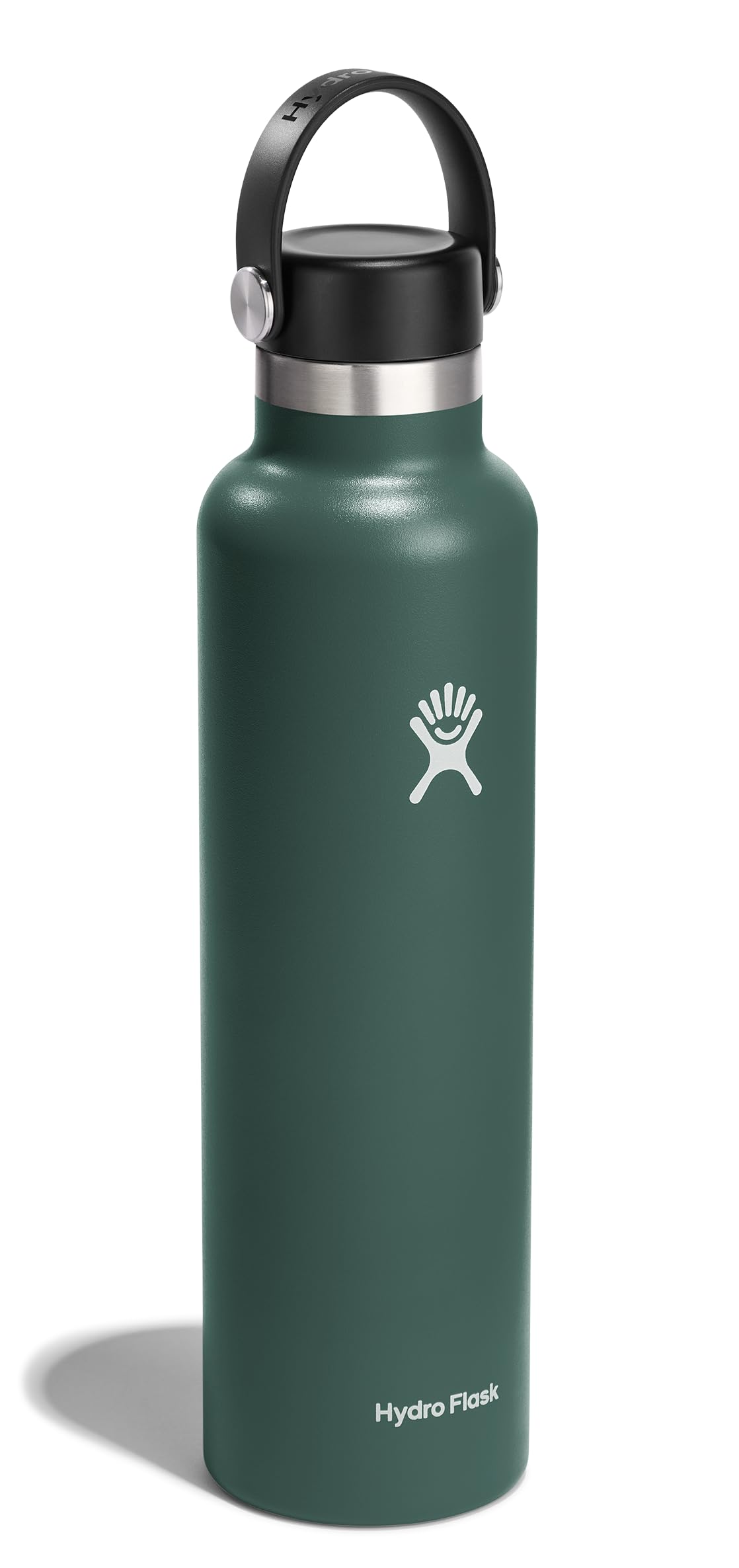 Hydro Flask Water Bottle - Insulated Stainless Steel - Non Spill, Leakproof in 24 Oz Fir Green