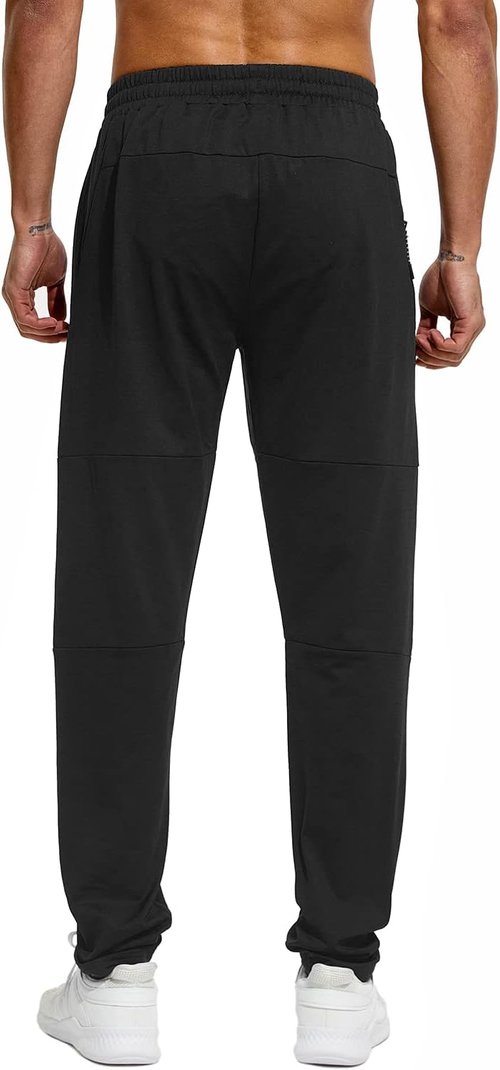 HODOSPORTS Extra Tall Men's Sweatpants - Zipper Pocket Joggers for Workouts | Available in 32"-40" Inseam