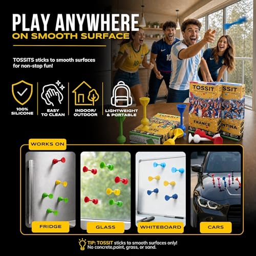 Suction Cup Darts Game - World Football Edition - USA
