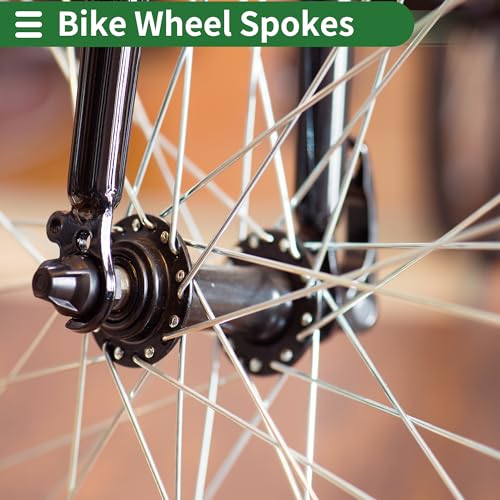 Bicycle Wheel Spokes Set - 14G Carbon Steel, 131mm Length