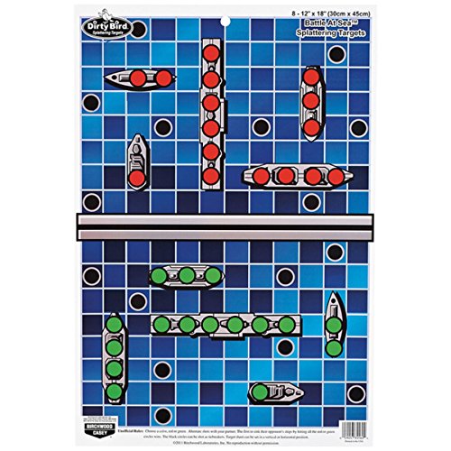 Pregame 12" x 18" Paper Shooting Targets - Battle at Sea, 8 Pack