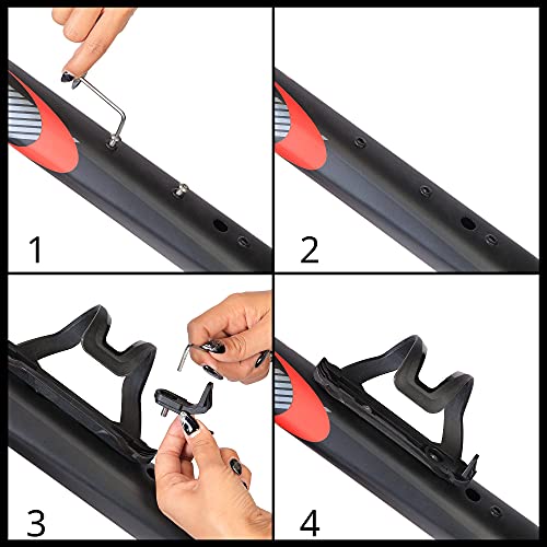N+1 Lightweight Bicycle Bottle Cage with 2-Screw Mount