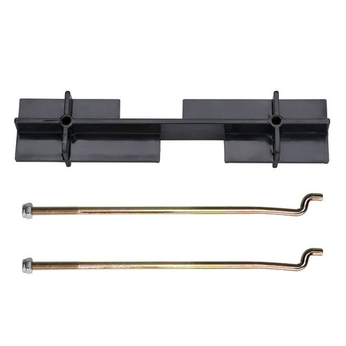 10L0L Golf Cart Battery Hold Down Retainer Plate and Rods Kit with Nuts for EZGO TXT 1994-up Gas and 36 Volt Electric Golf Cart, OEM# 70045-G01, 01101-G01
