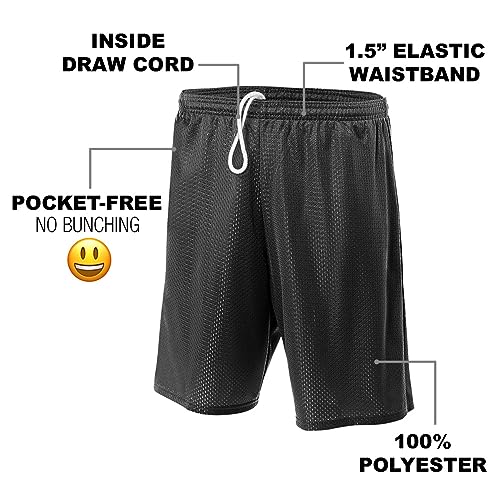 NCAA Men's Athletic Workout Gym Shorts - 7" Inseam, X-Large - Loyola Ramblers