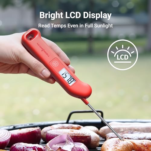 Digital Meat Thermometer - Instant Read, Waterproof, NIST Certified