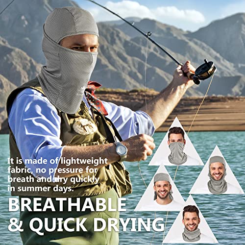 Breathable Full Face Ski Mask - UPF 50+ Windproof Balaclava