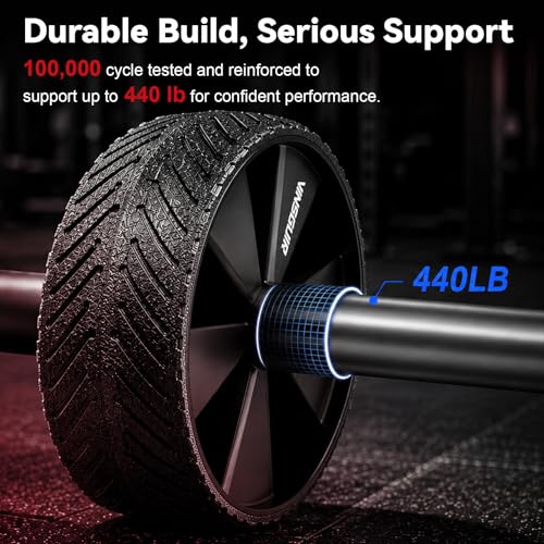Ab Roller Wheel - Core Strength Training Equipment for Home Gym