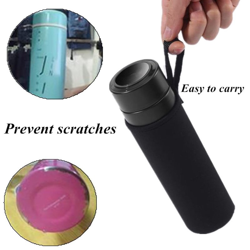 candygirlft Water Bottle Carrier Bag 25 oz, Water Bottle Sleeve 24oz, water bottle cover, Neoprene Sleeve Sports Water Bottle Accessories for Hiking Travelling (24 oz-2pack)